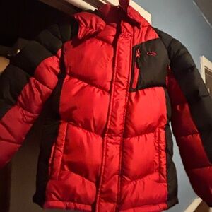 CB Sports Toddler Boys Puffer Jacket Set size 7 red black